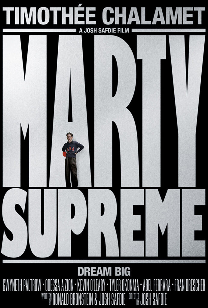 MARTY SUPREME poster