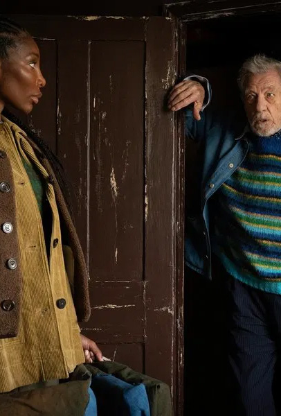 Michaela Coel and Ian McKellan