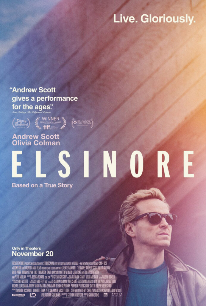 ELSINORE movie poster featuring Andrew Scott